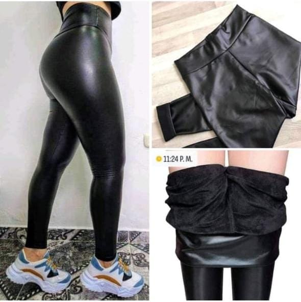 Pantalon latex peluche importado