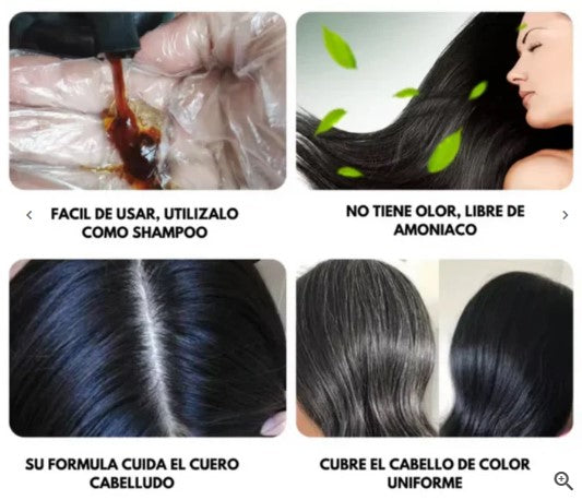 NUEVO SHAMPO NEGRO ANTICANAS CAJA